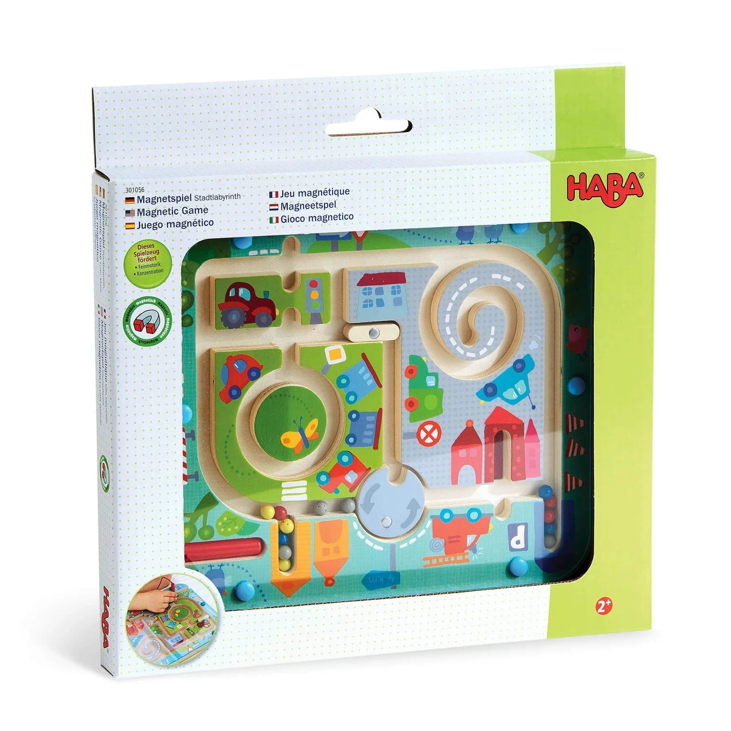 HABA Town Maze Magnetic Puzzle Game Toys