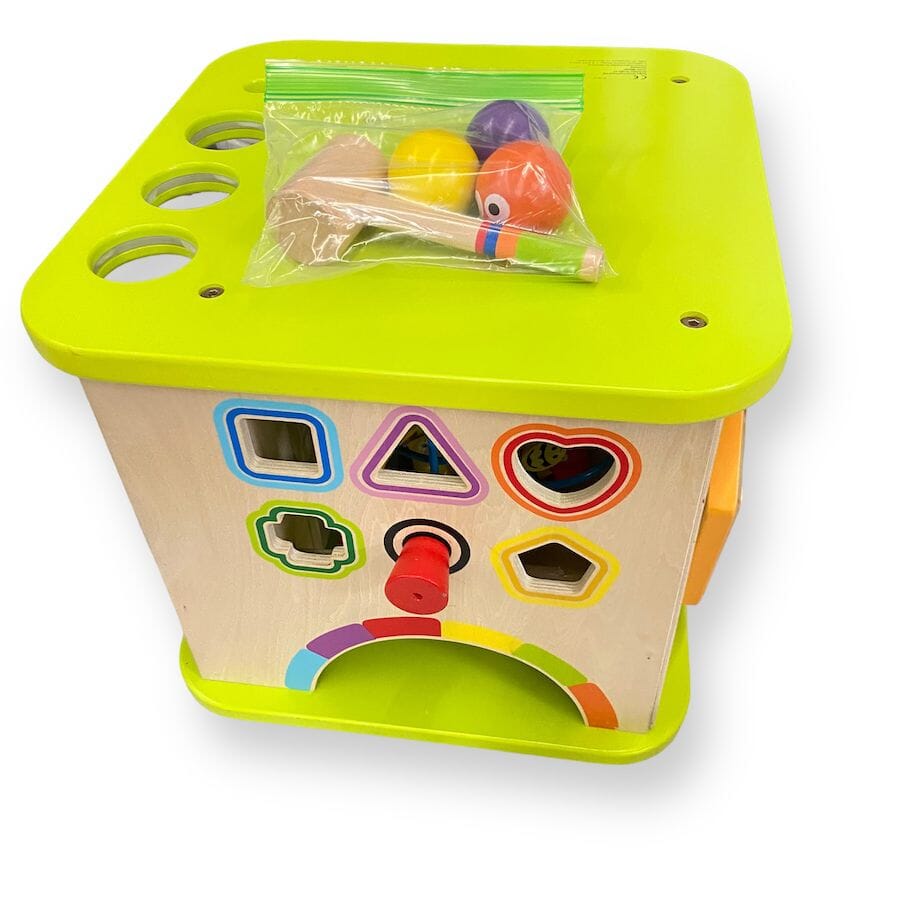 Hape Country Critters Wooden Activity Cube Toys