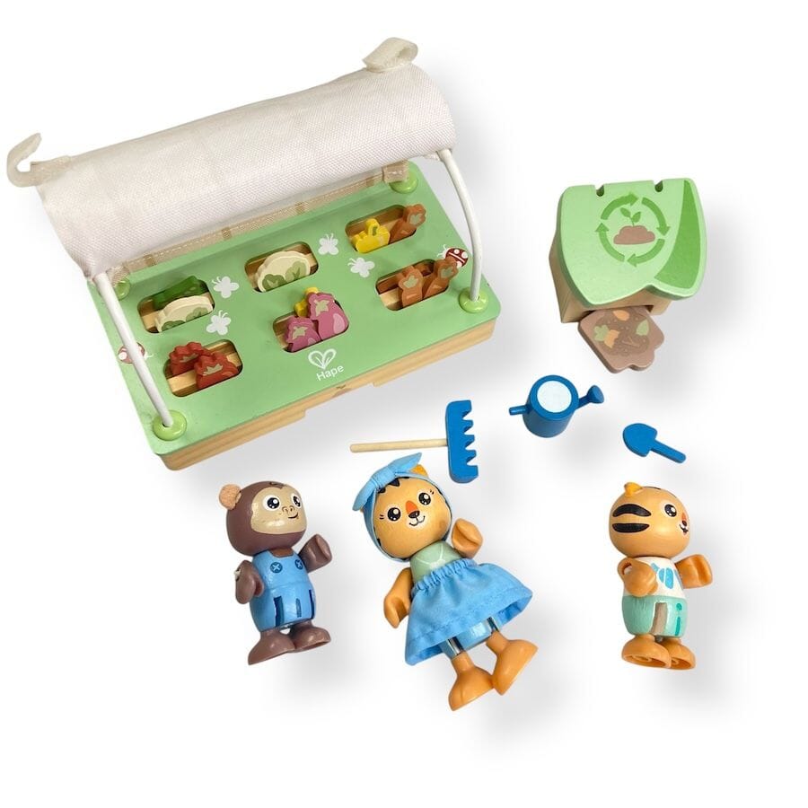 Hape Milo & Meloday - Farm Stand Toys