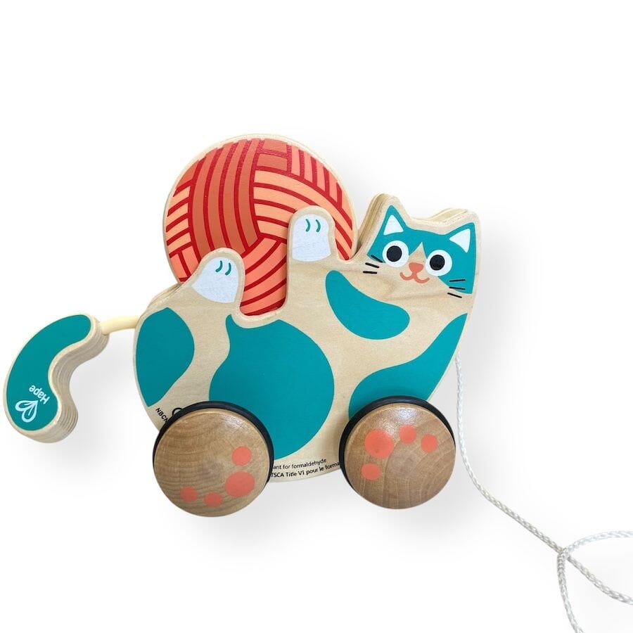 Hape Roll & Rattle Kitten Toys