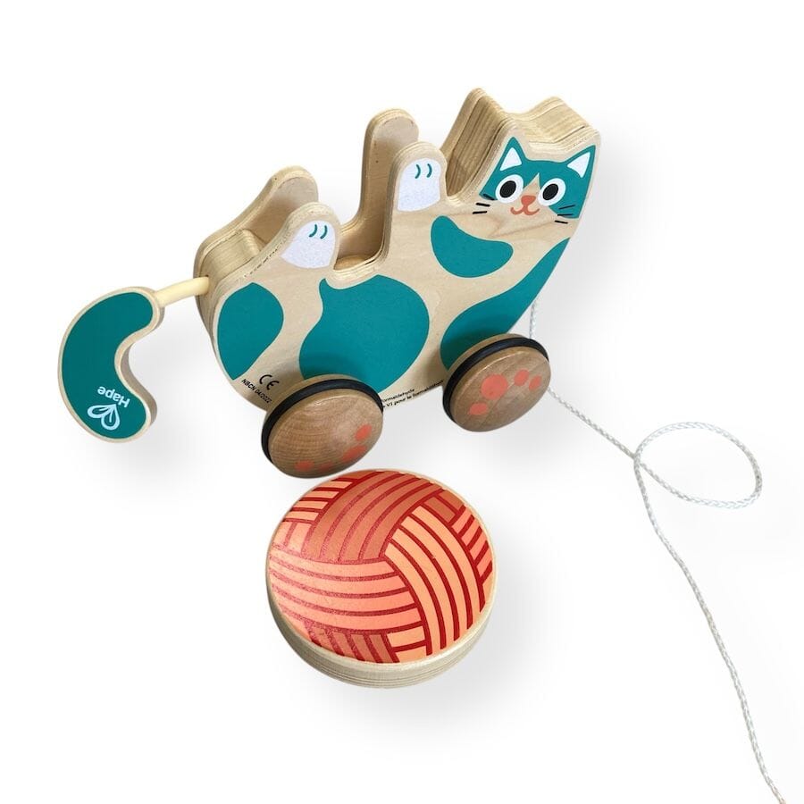 Hape Roll & Rattle Kitten Toys