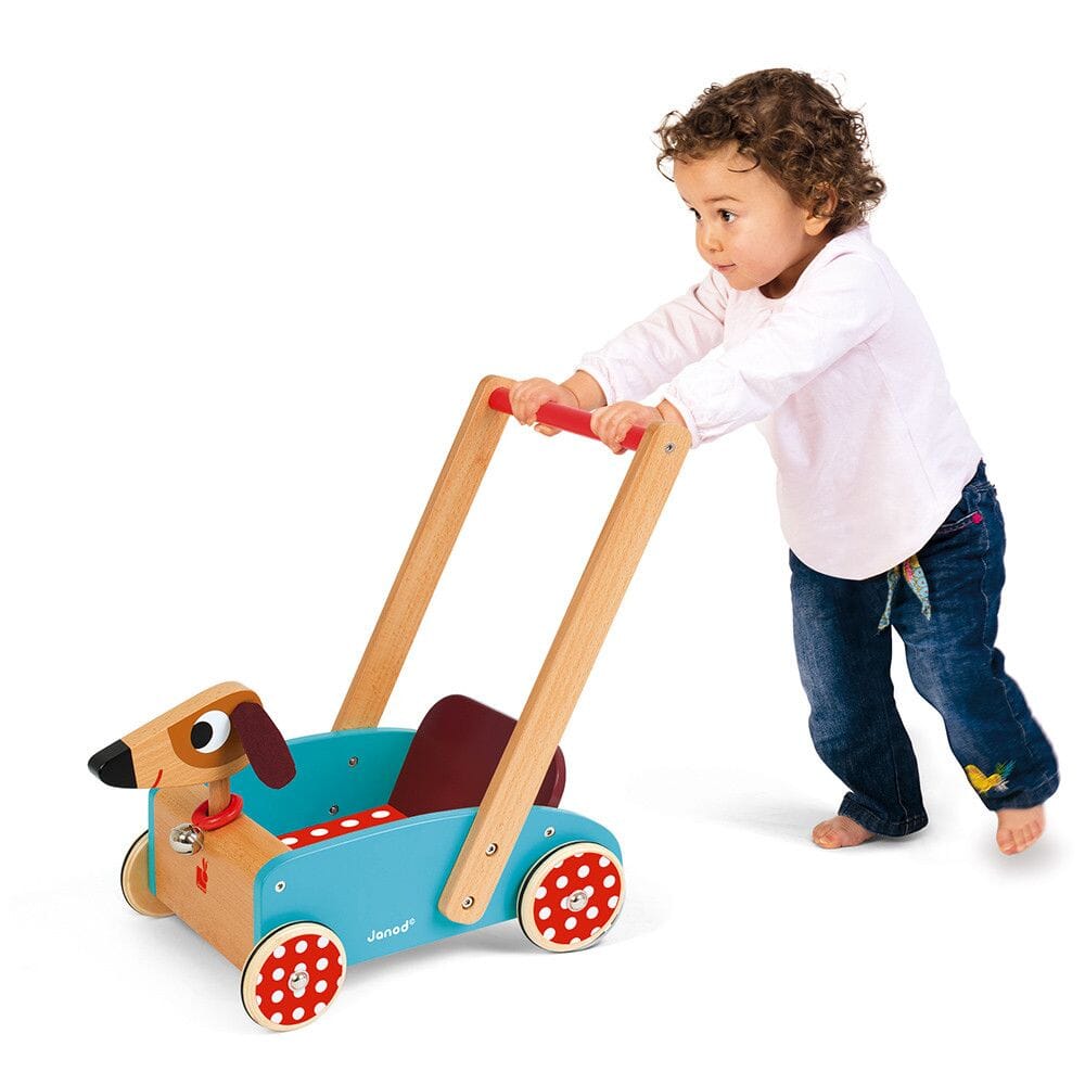 Janod Crazy Doggy Cart (Wood) Toys
