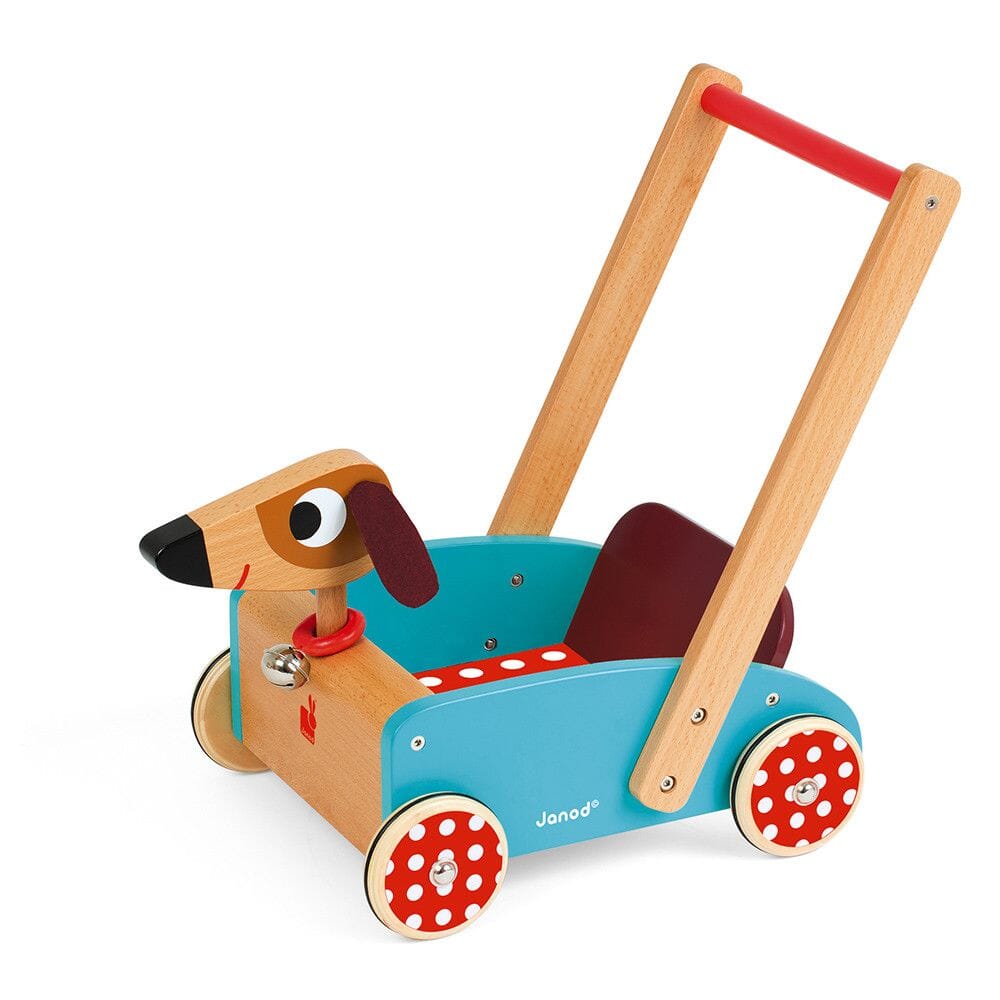 Janod Crazy Doggy Cart (Wood) Toys