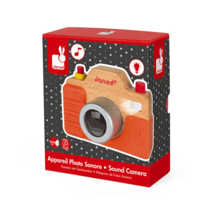Janod Sound Camera - Orange Toys