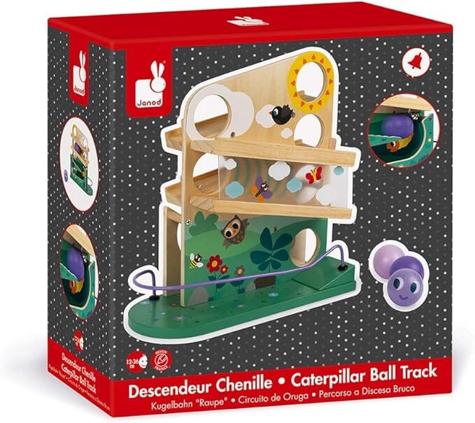 Janod - Janod Wooden Caterpillar Ball Track