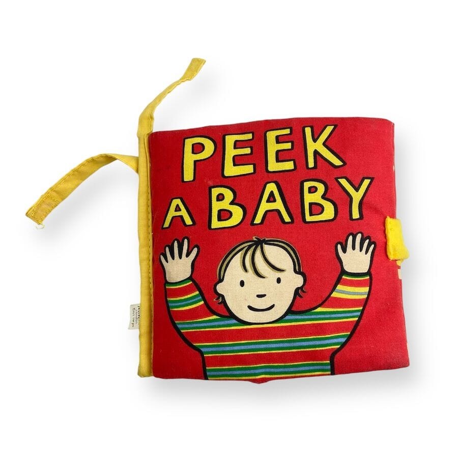 JellyCat Peek A Baby Soft Book Books