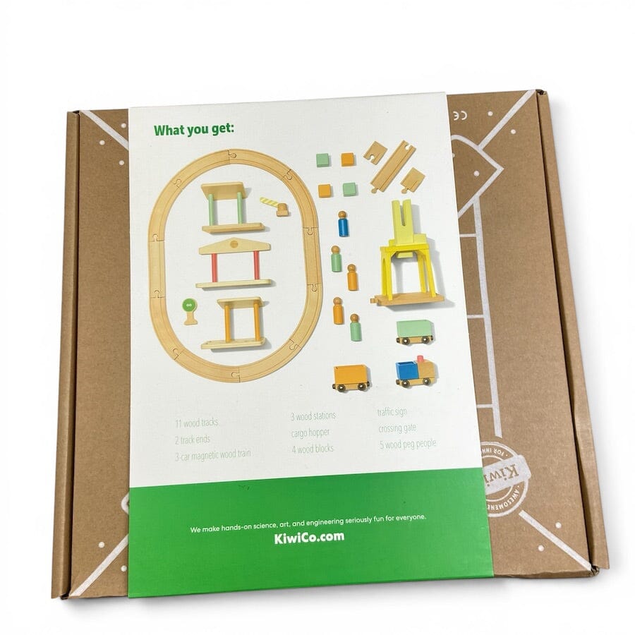 KiwiCo Load & Go Wood Train Set Toys