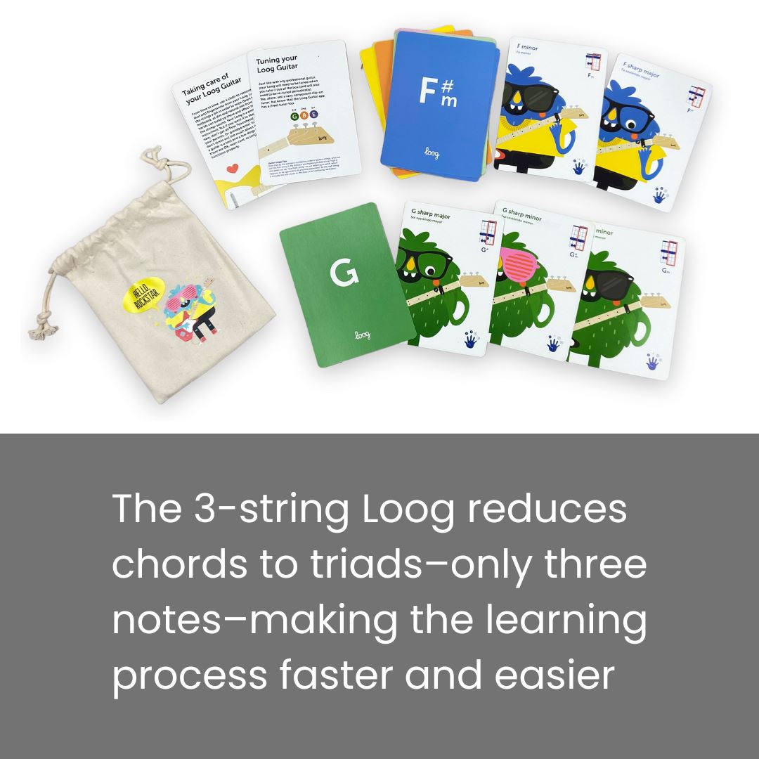 Loog Mini Guitar Chord Cards