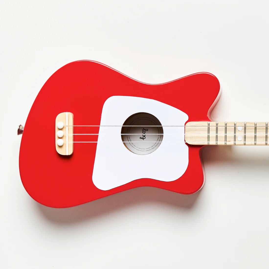 Loog Mini toy Guitar Red body shot