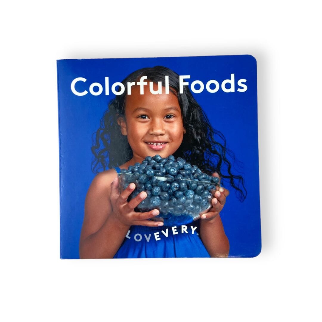Lovevery Colorful Foods Board Book Toys