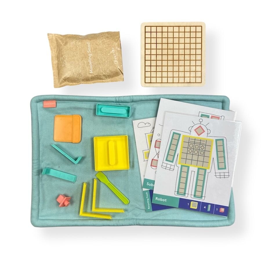 Lovevery Modeling Sand & Unit Block Builders Toys