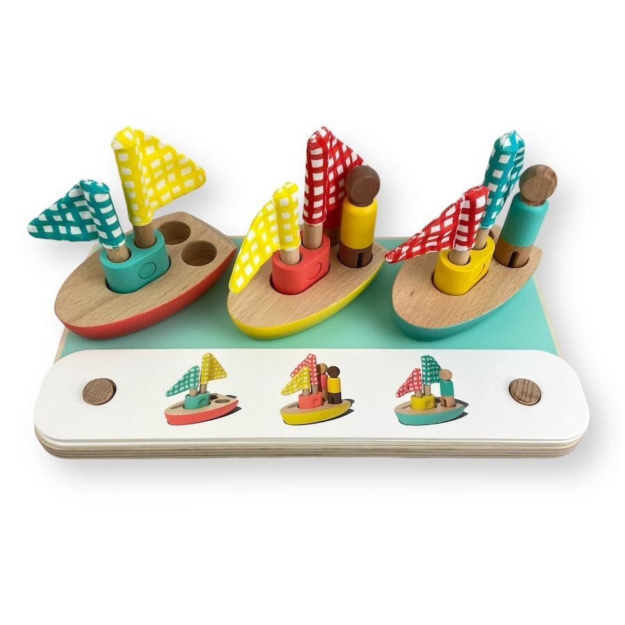 Lovevery Pattern Match Boats Toys