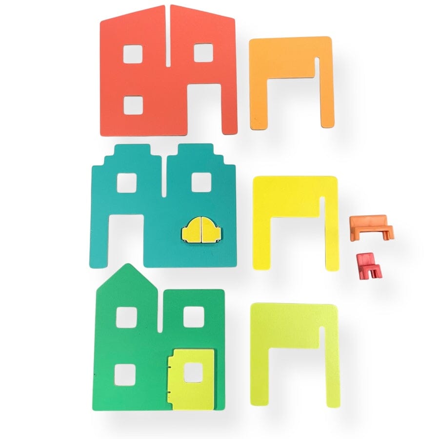 Lovevery Wooden Modular Village - Partial Toys