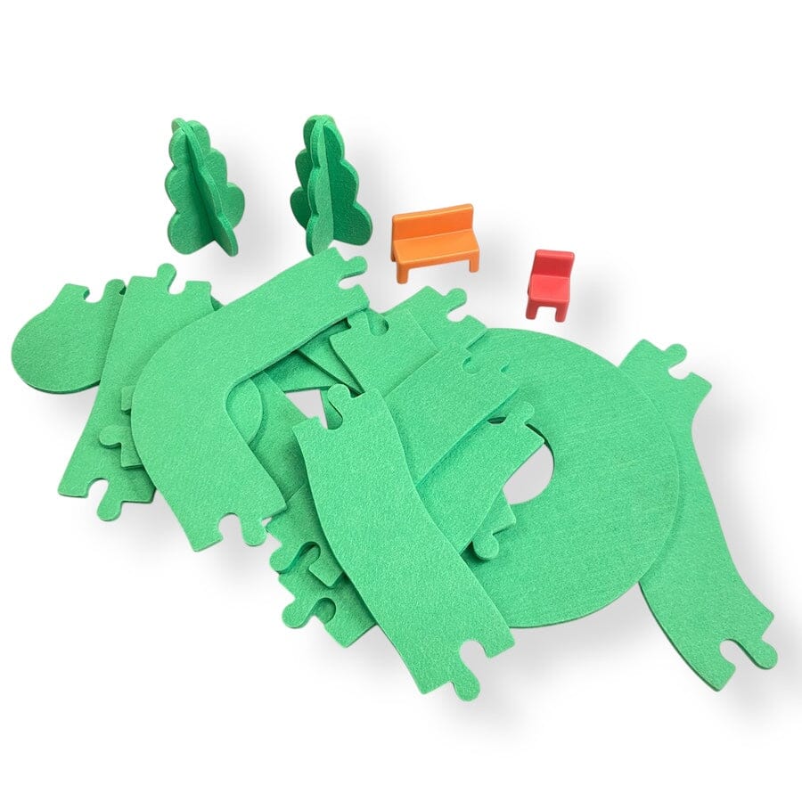 Lovevery Wooden Modular Village & Pathways Toys