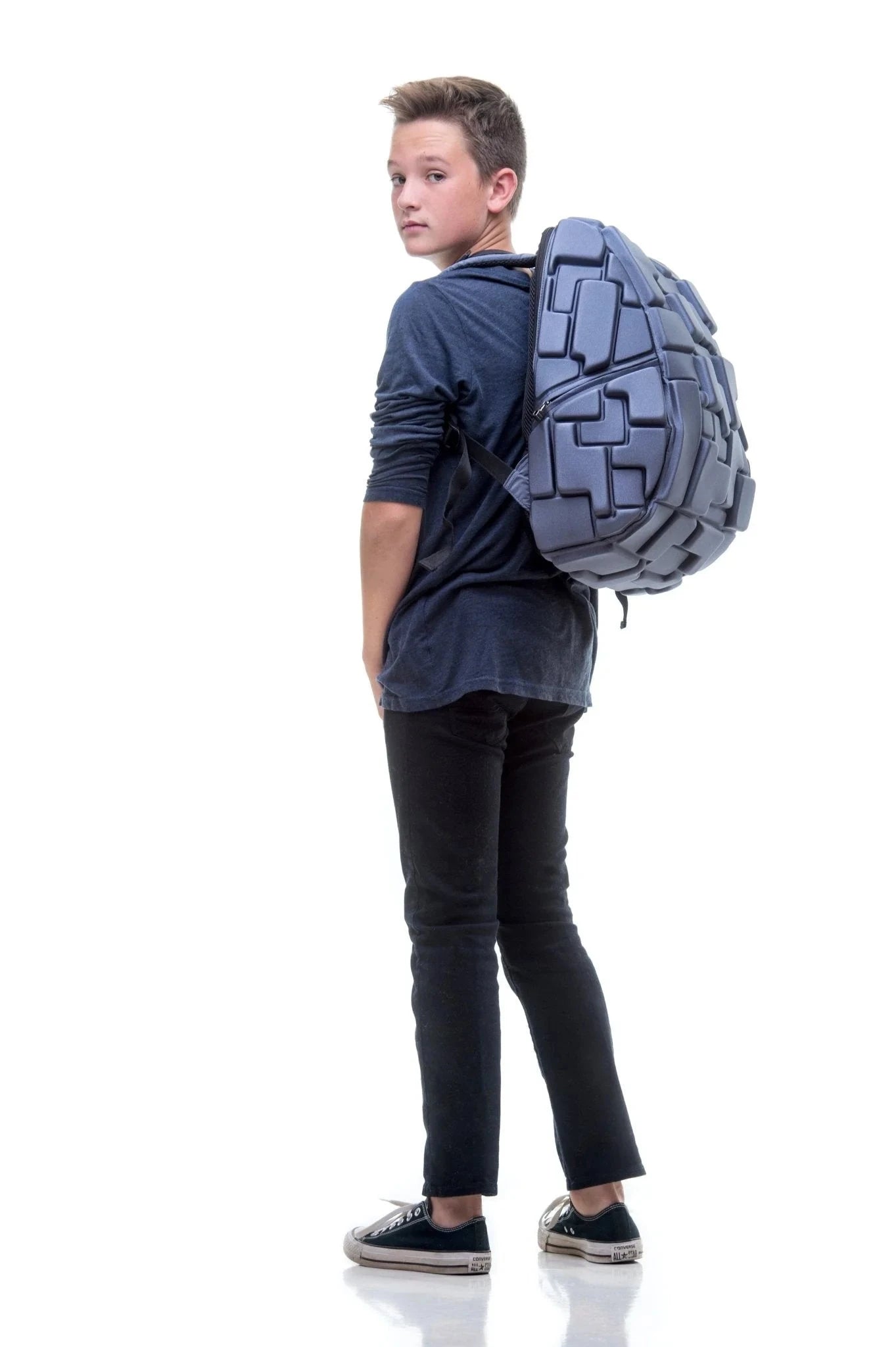 Model wearing Madpax Outer Limits 3D Backpack Backpacks