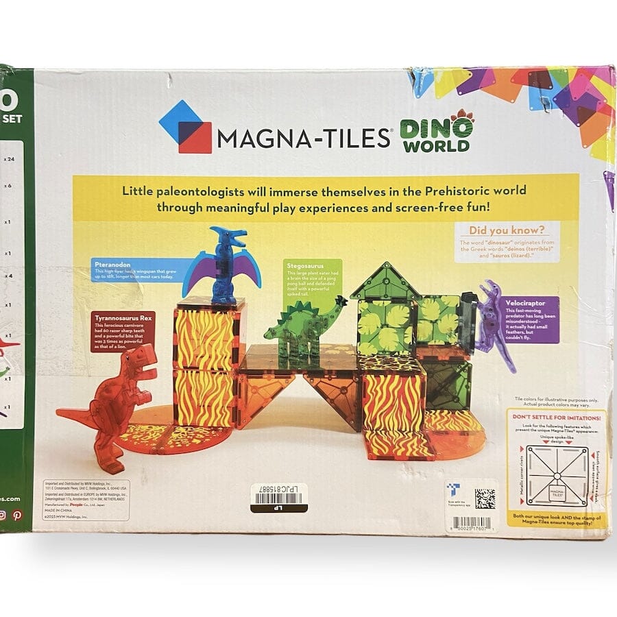 Magna - Tiles - Magna - Tiles Dino World 40 - Pc Set
