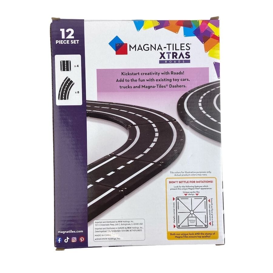 Magna-Tiles Extras Roads Toys