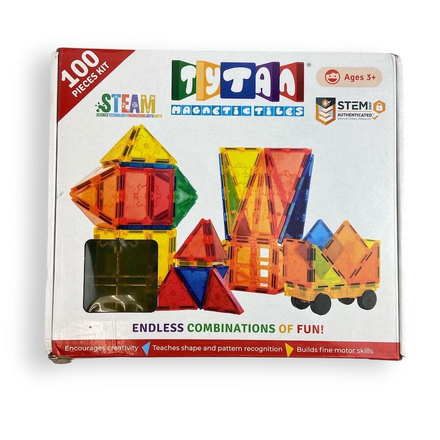 Magnetic Tiles Building Blocks by TYTAN Toys