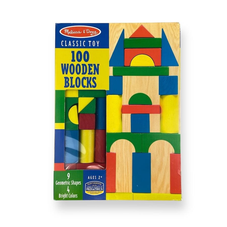 Melissa & Doug 100-Piece Block Set Toys
