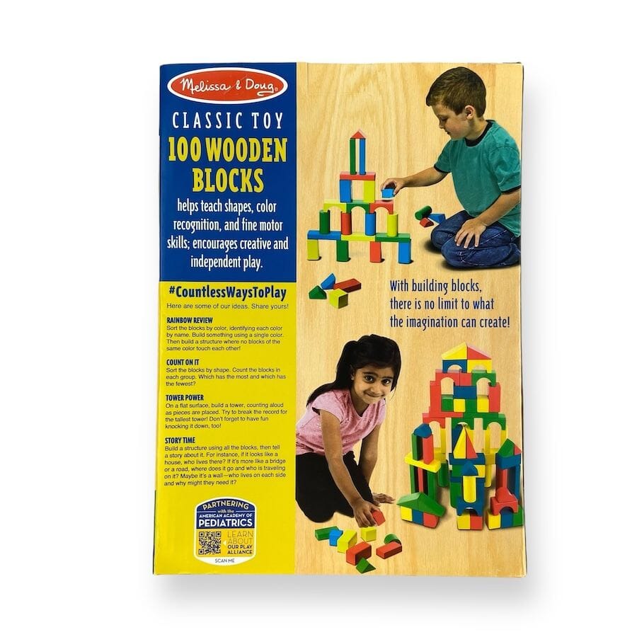 Melissa & Doug 100-Piece Block Set Toys
