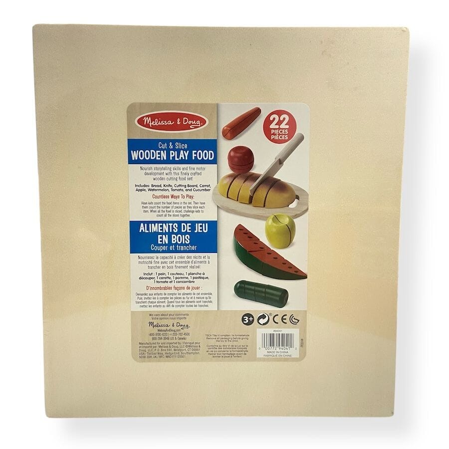 Melissa & Doug Wooden Cutting Food Toys