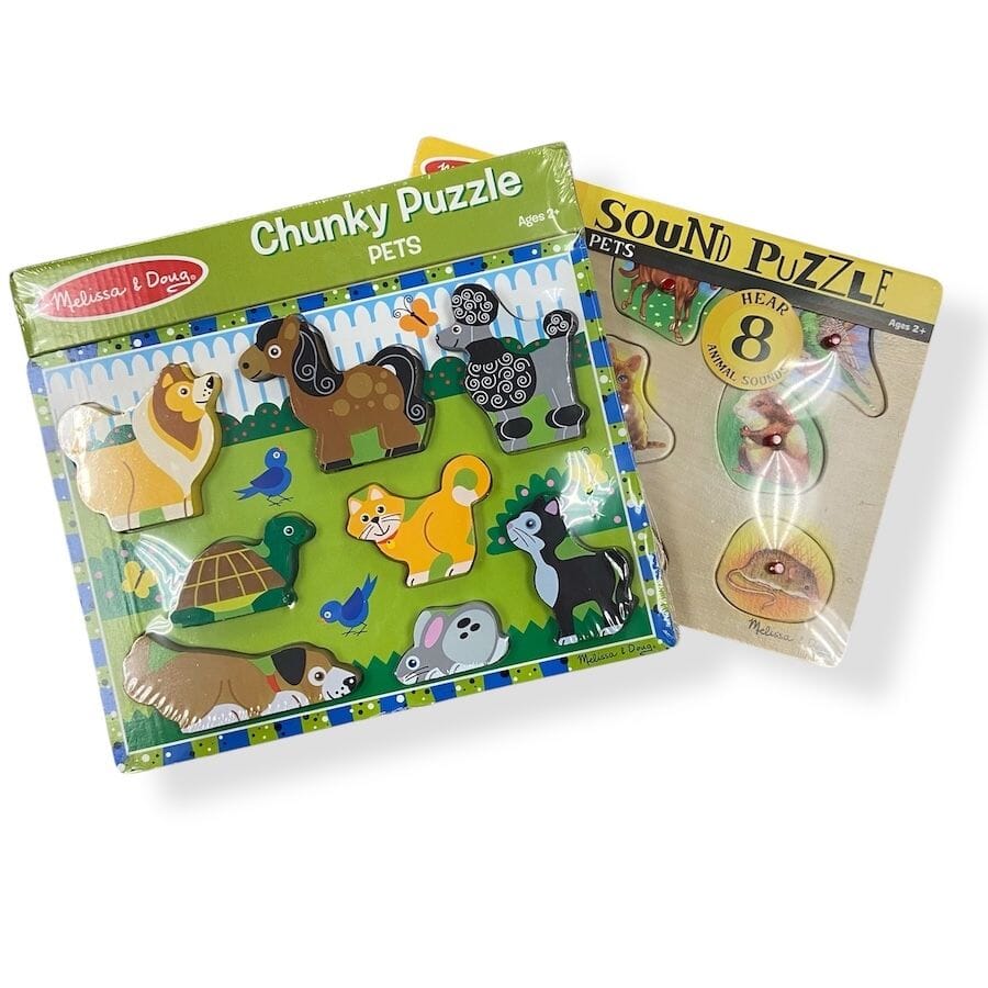 Melissa & Doug Wooden Puzzles Puzzles