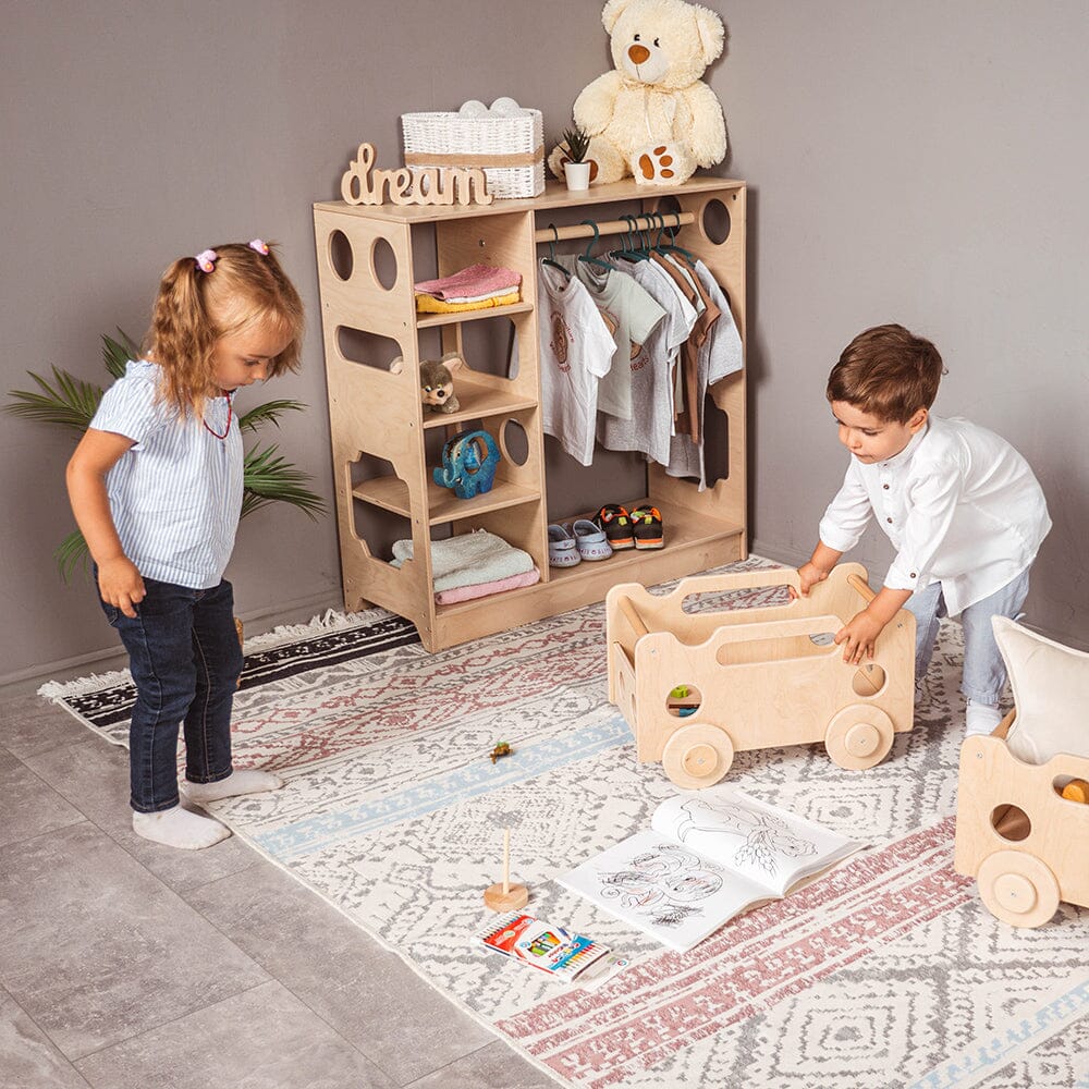 Montessori Closet Rack