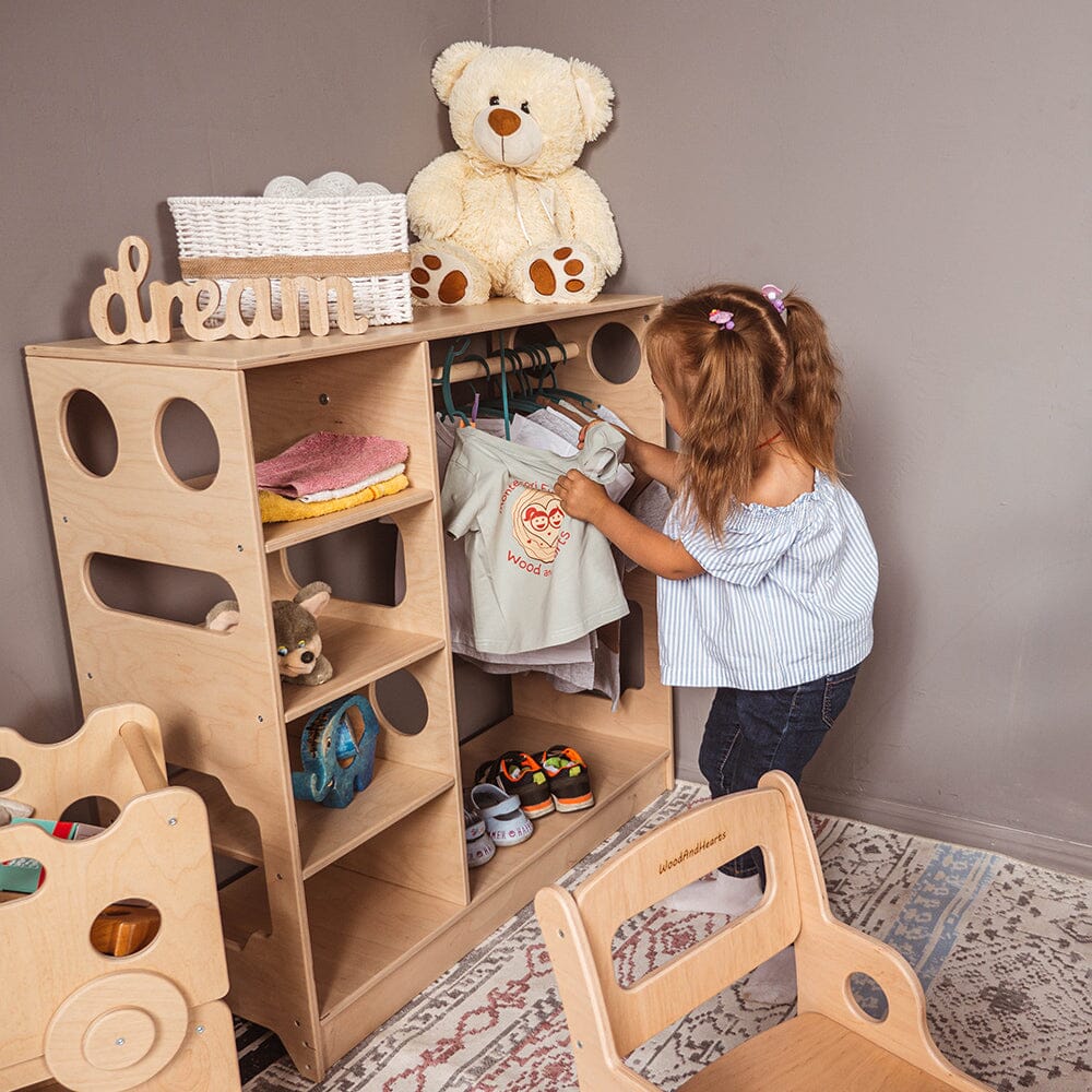 Montessori Closet Rack