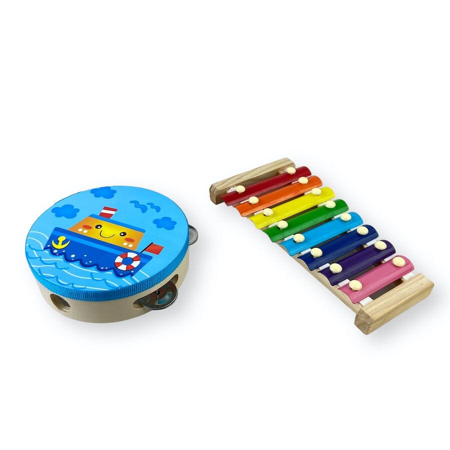 Musical Play Set with Hape Drum Toys