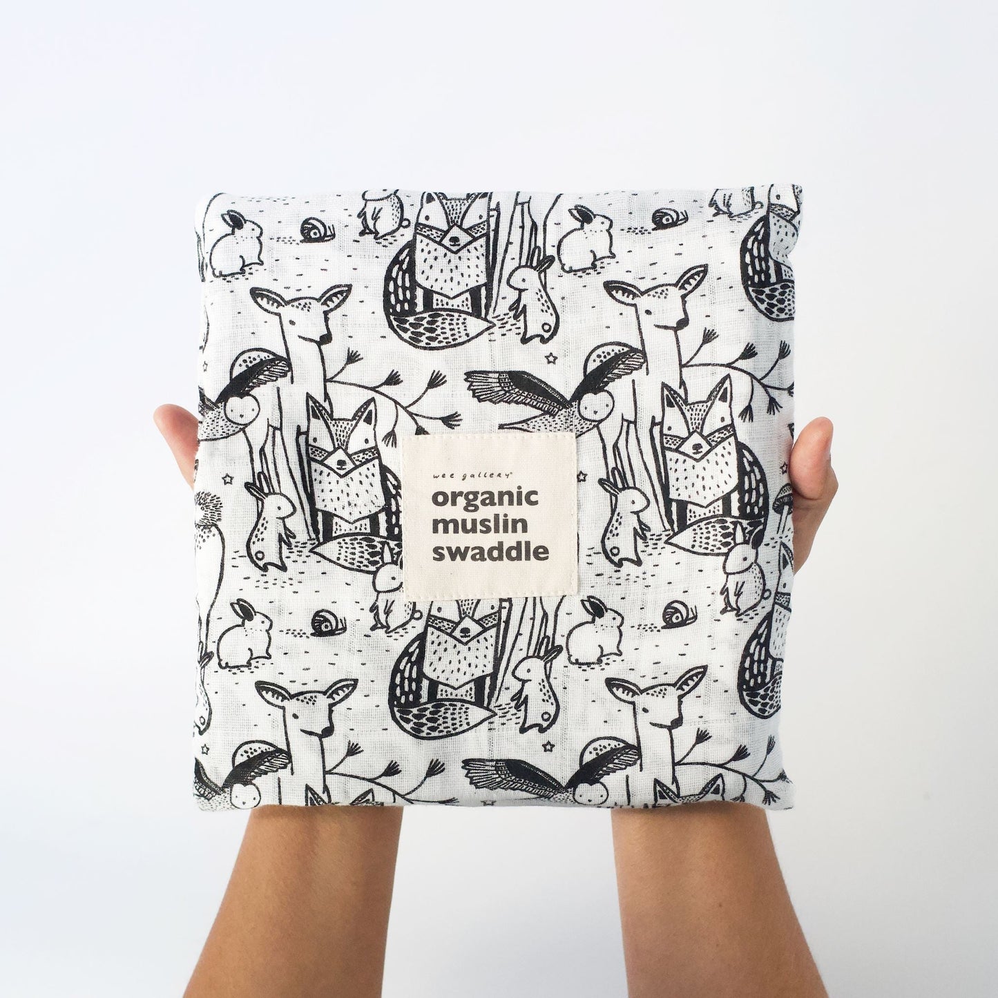 Wee Gallery - Organic Muslin Swaddle - Forest