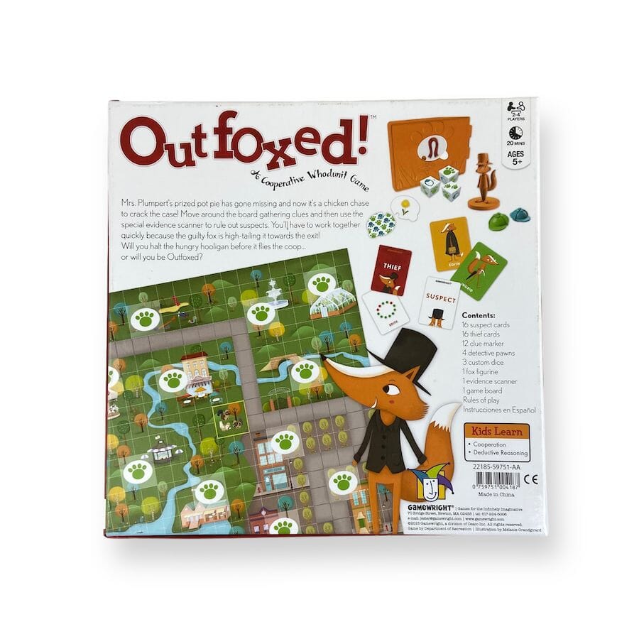 Gamewright - Outfoxed! A Who Dunnit Game