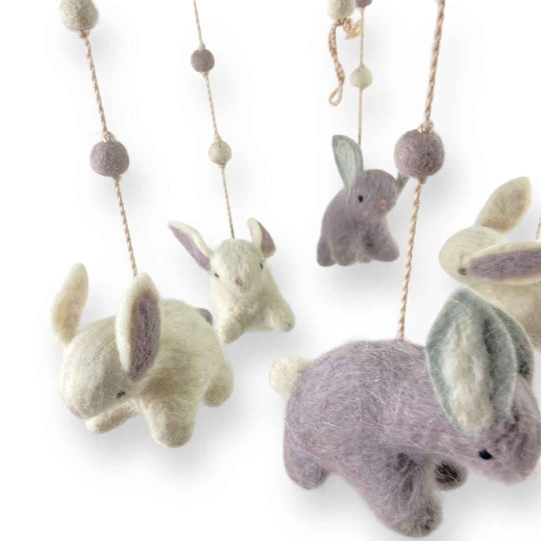 Pehr Wool Felt Bunny Mobile Baby & Toddler