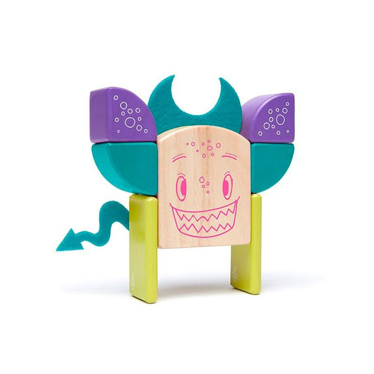 Tegu - Pip Magnetic Wooden Blocks Sticky Monsters