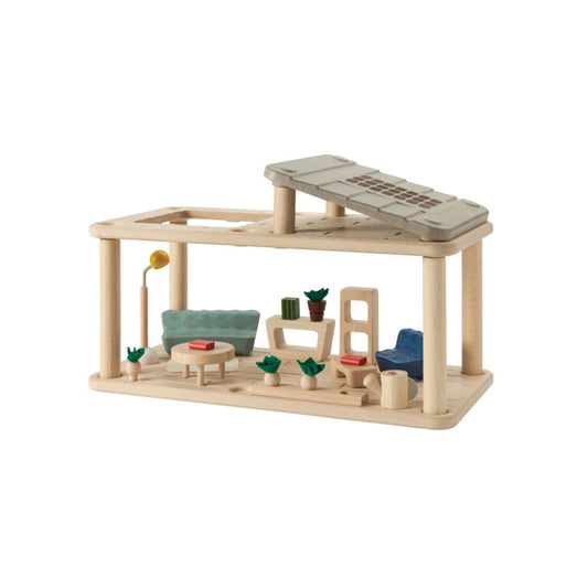 PlanToys USA - PlanSpace Gathering Flat With Sunroom