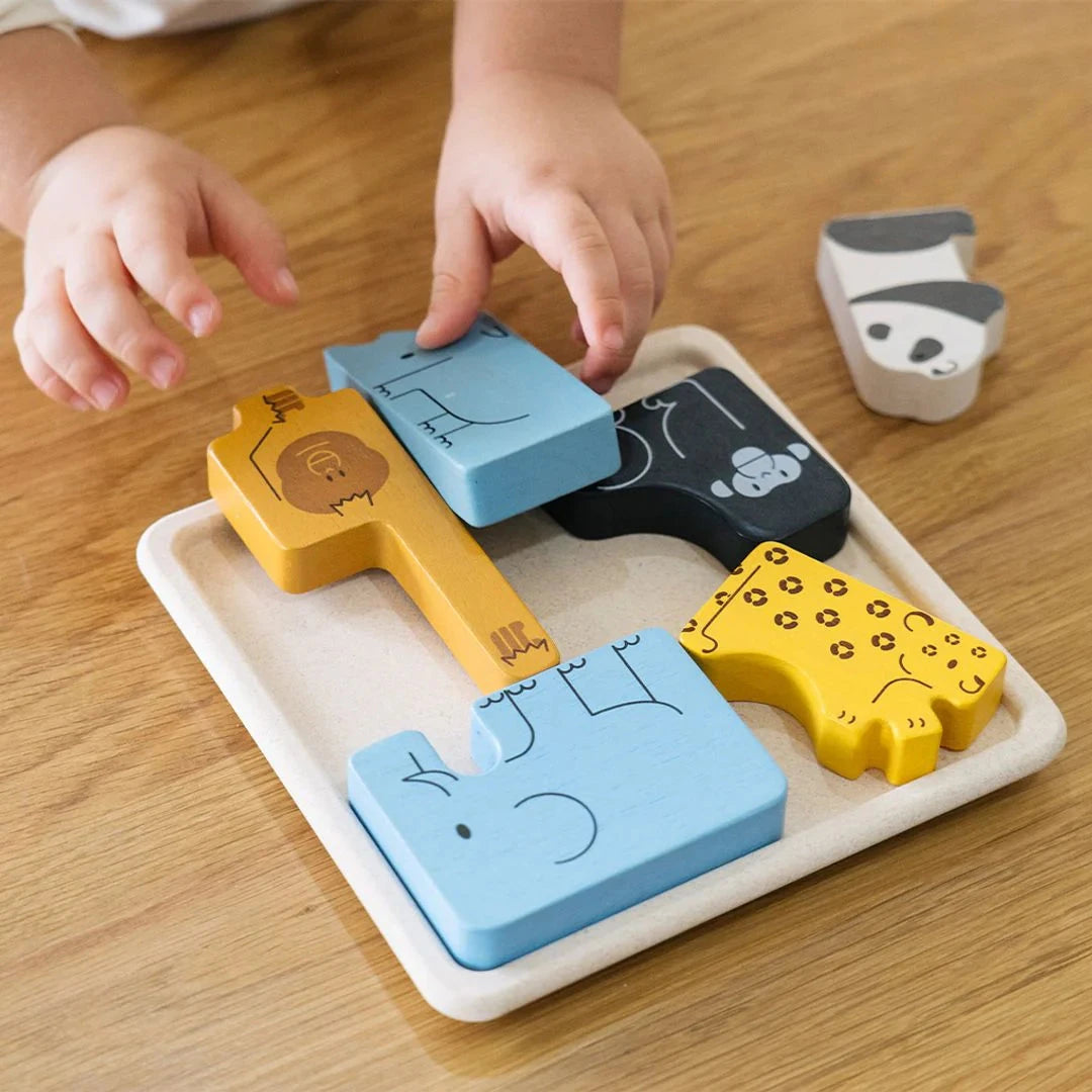 PlanToys Animal Puzzle Game Toys