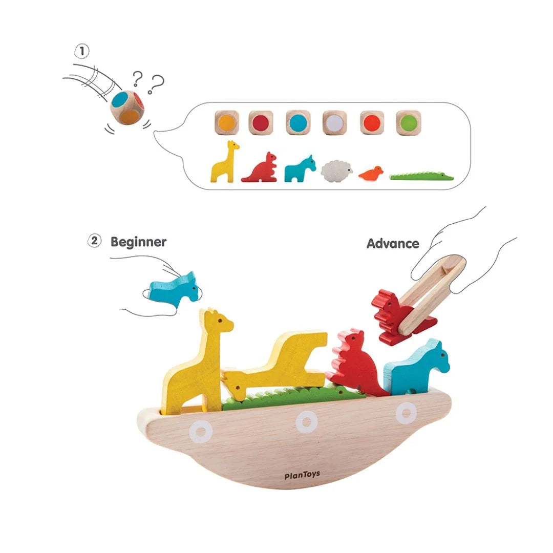 PlanToys Balancing Boat Toys