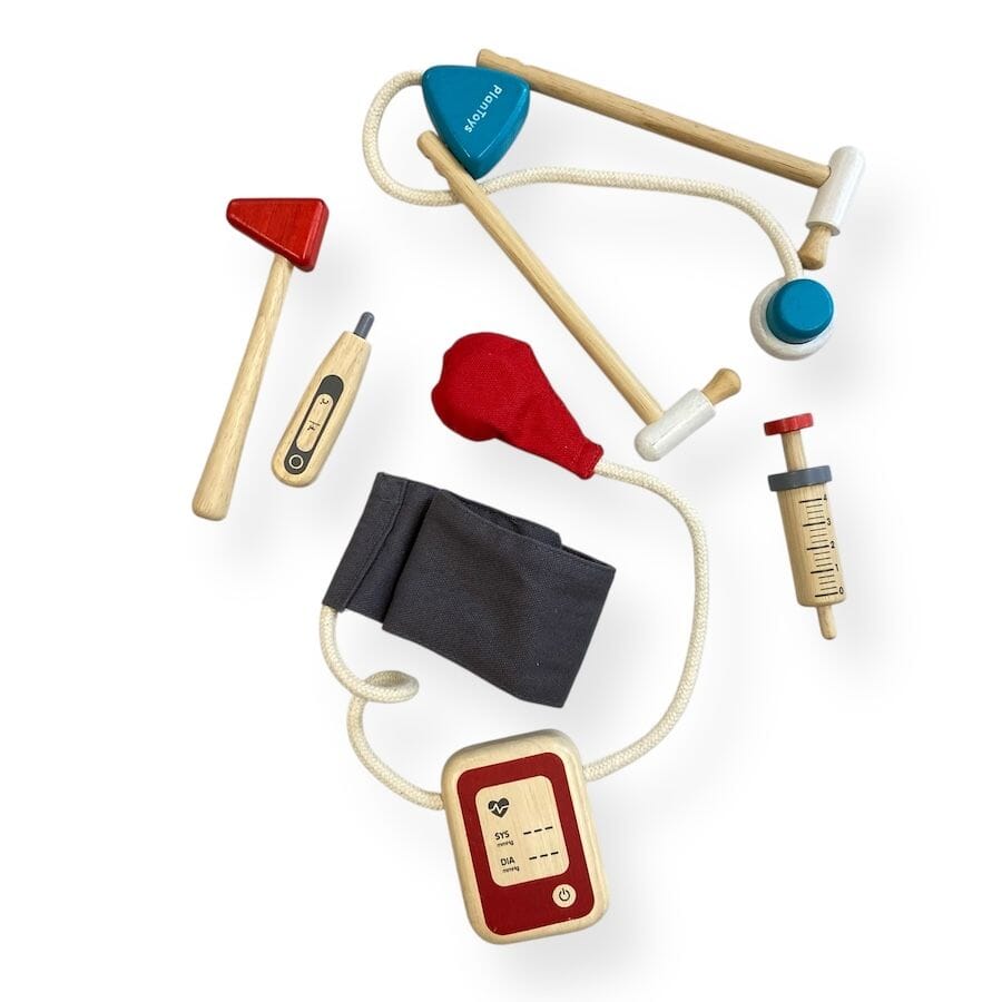 PlanToys - PlanToys Doctor Set with Canvas Bag