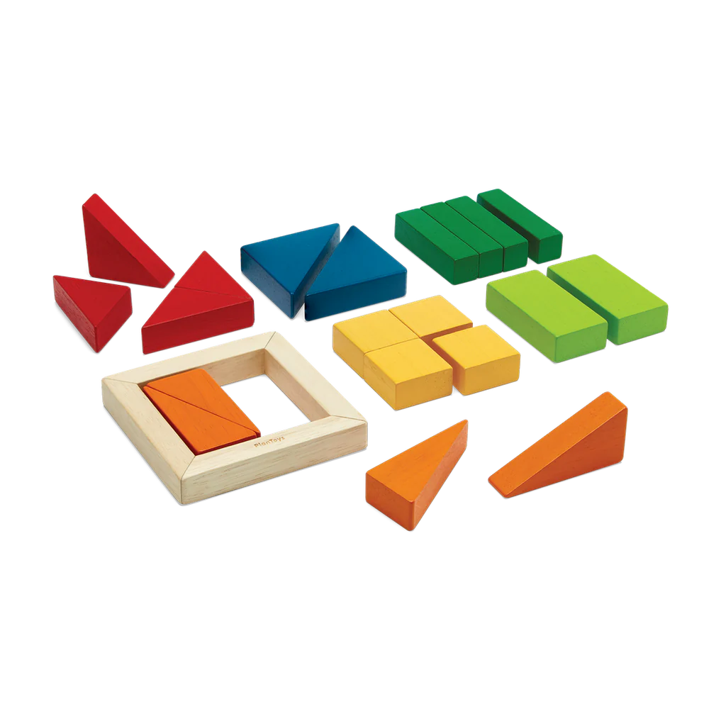 PlanToys Fraction Blocks - Unit Plus Toys