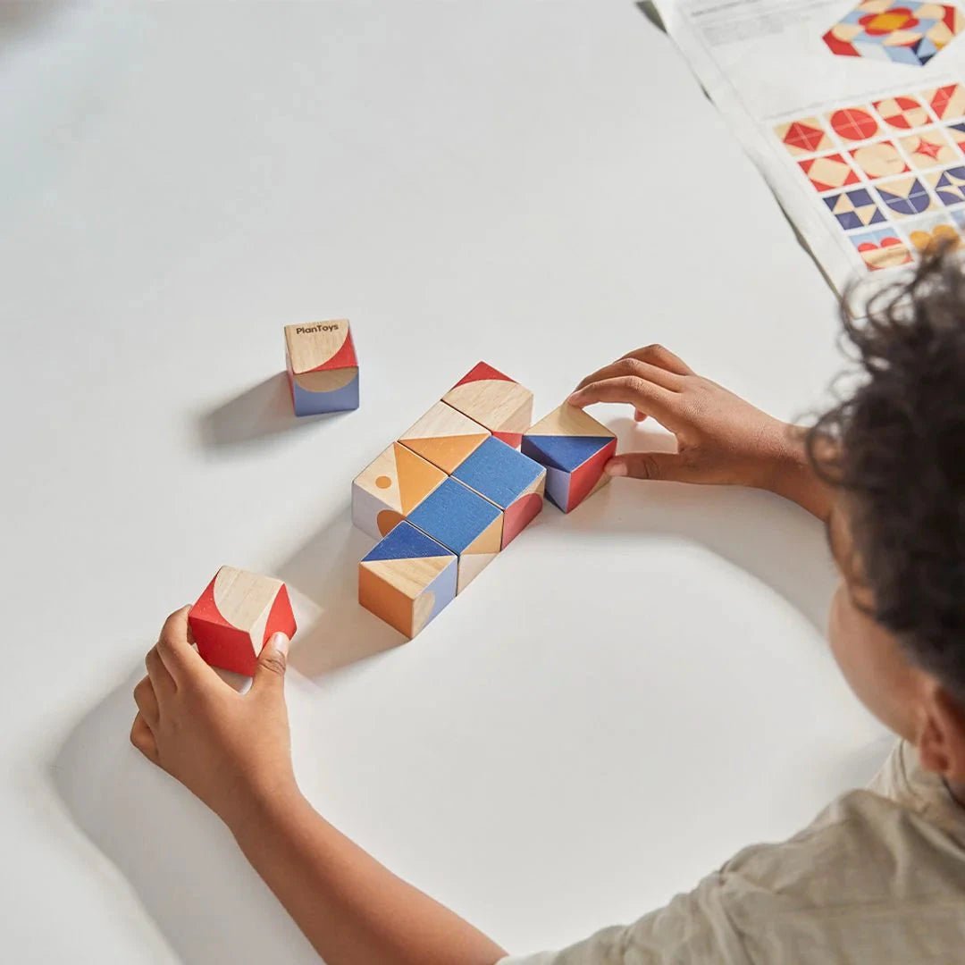 PlanToys - PlanToys Geo Pattern Cubes
