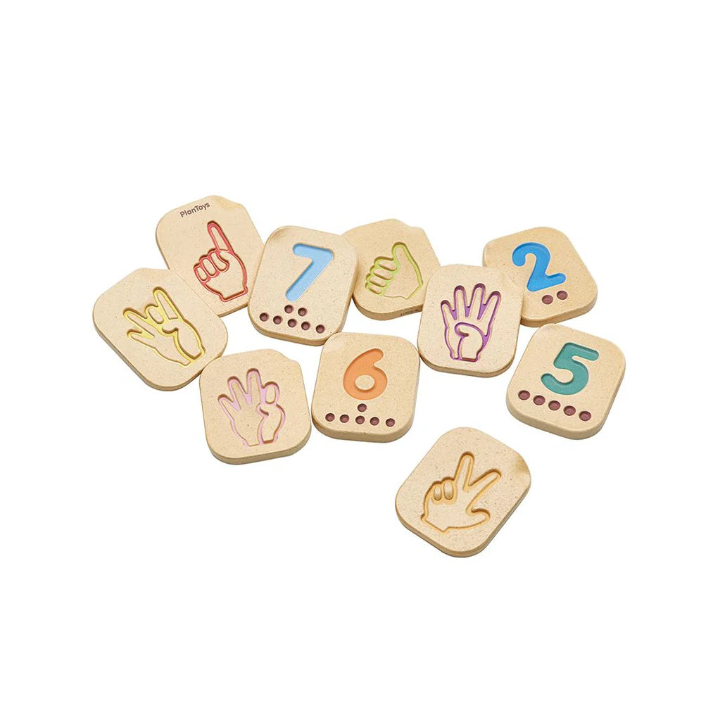 PlanToys Hand Sign Numbers 1-10 Toys