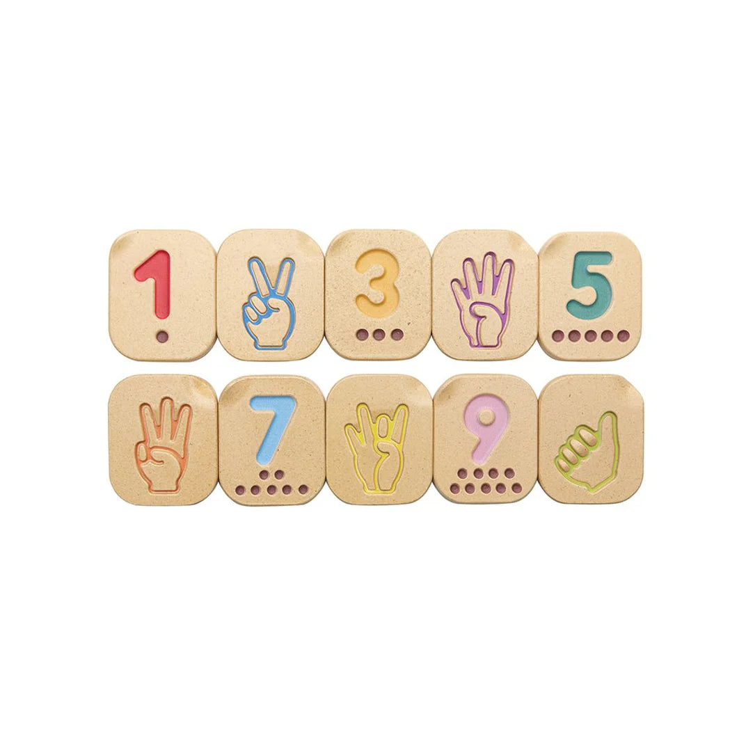 PlanToys Hand Sign Numbers 1-10 Toys