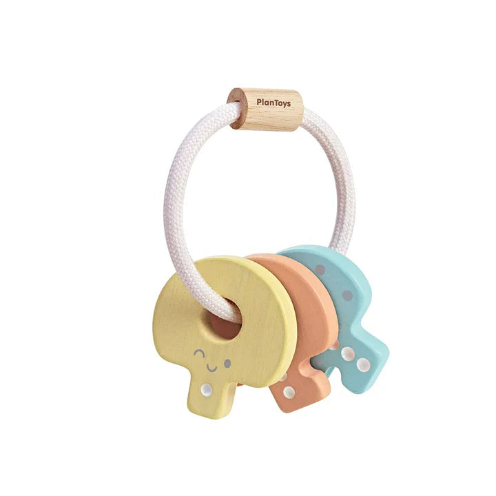 PlanToys Key Rattle Baby Toys & Activity Equipment Pastel