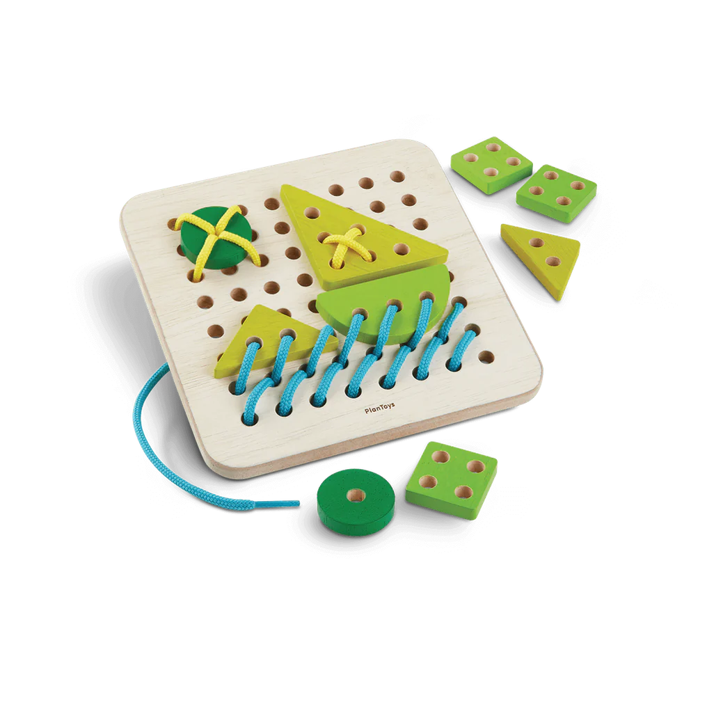 PlanToys Wood Lacing Toy TOYCYCLE