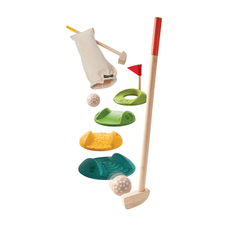 PlanToys Mini Golf Full Set Outdoor Play Equipment