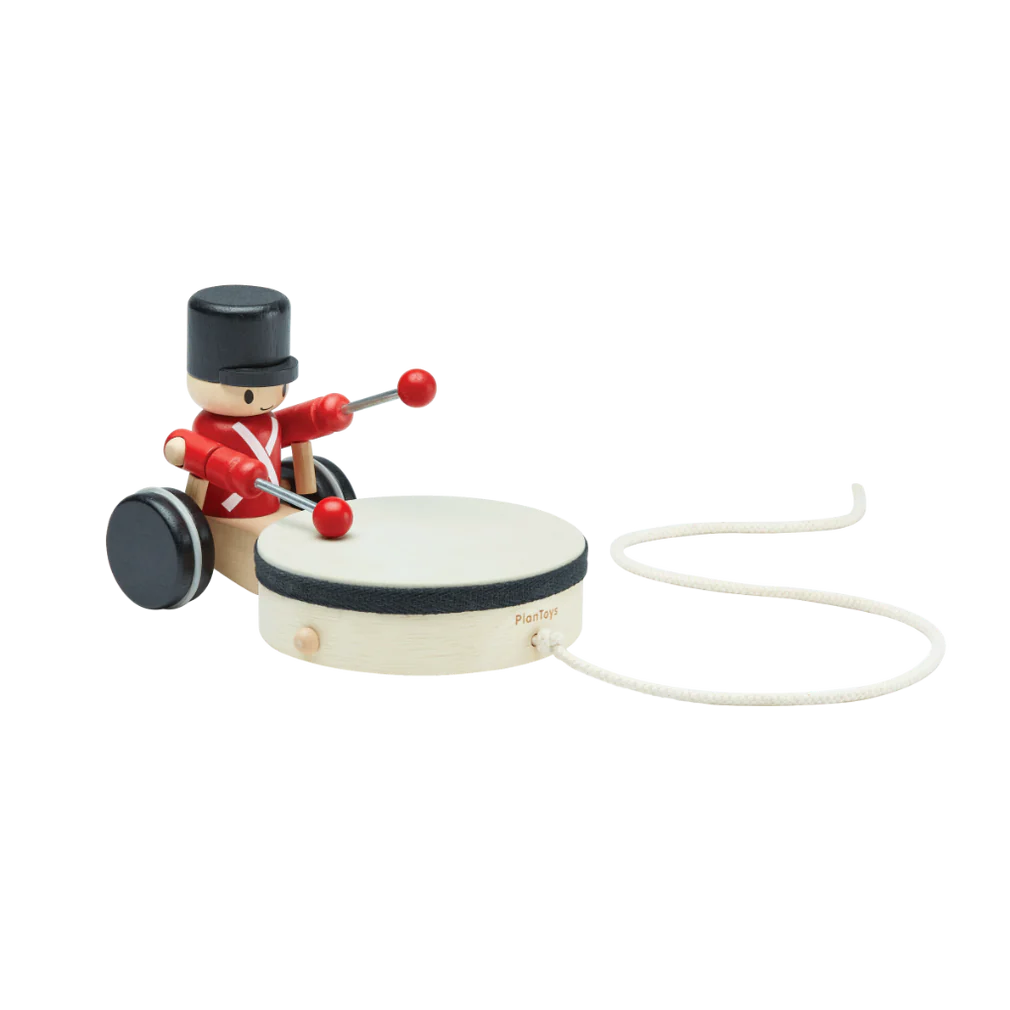 PlanToys Pull Along Drummer Toys