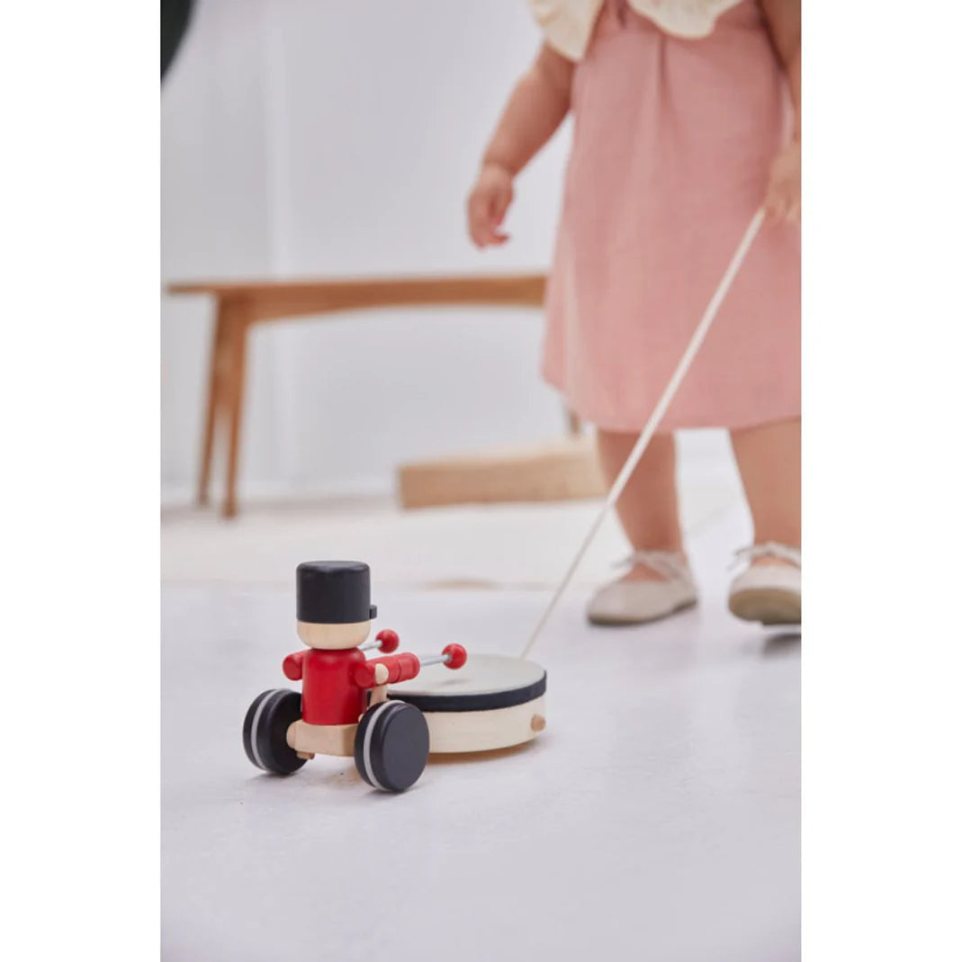 PlanToys Pull Along Drummer Toys