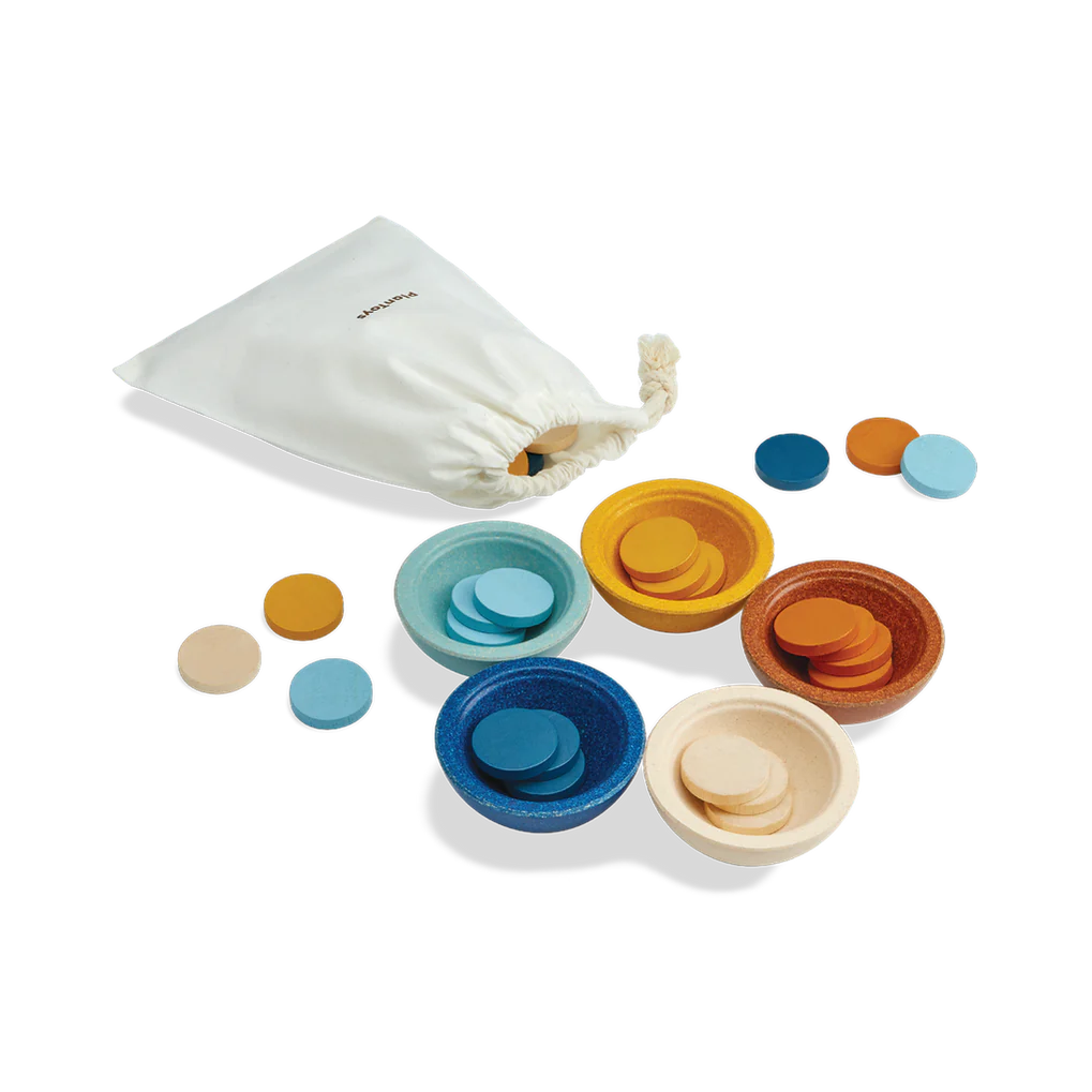 PlanToys Sort & Count Cups Orchard Toys