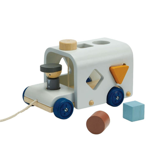 PlanToys USA - PlanToys Sorting Bus - Orchard