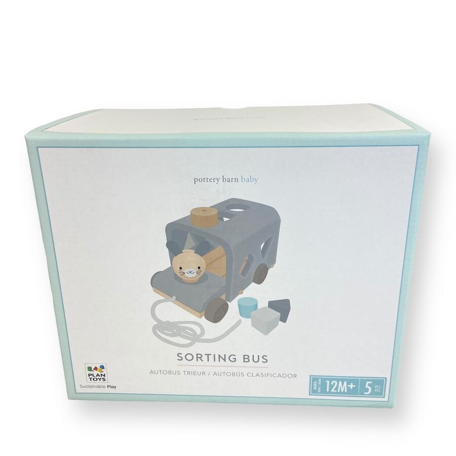 PlanToys x PBK Bunny Sorting Bus Toys