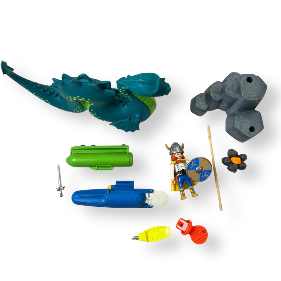 Playmobil 3155 Sea Serpent Nessie with Viking Toys